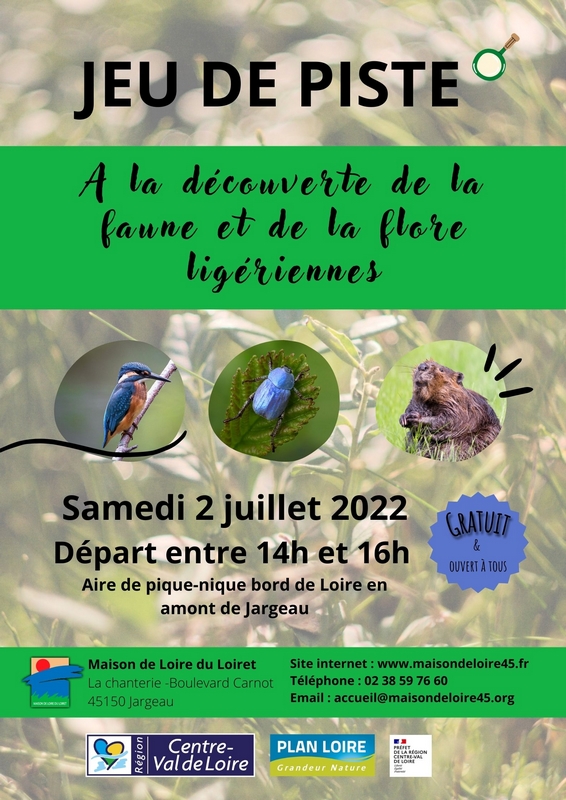 Partez la dcouverte de la faune et de la flore des bords de Loire 
