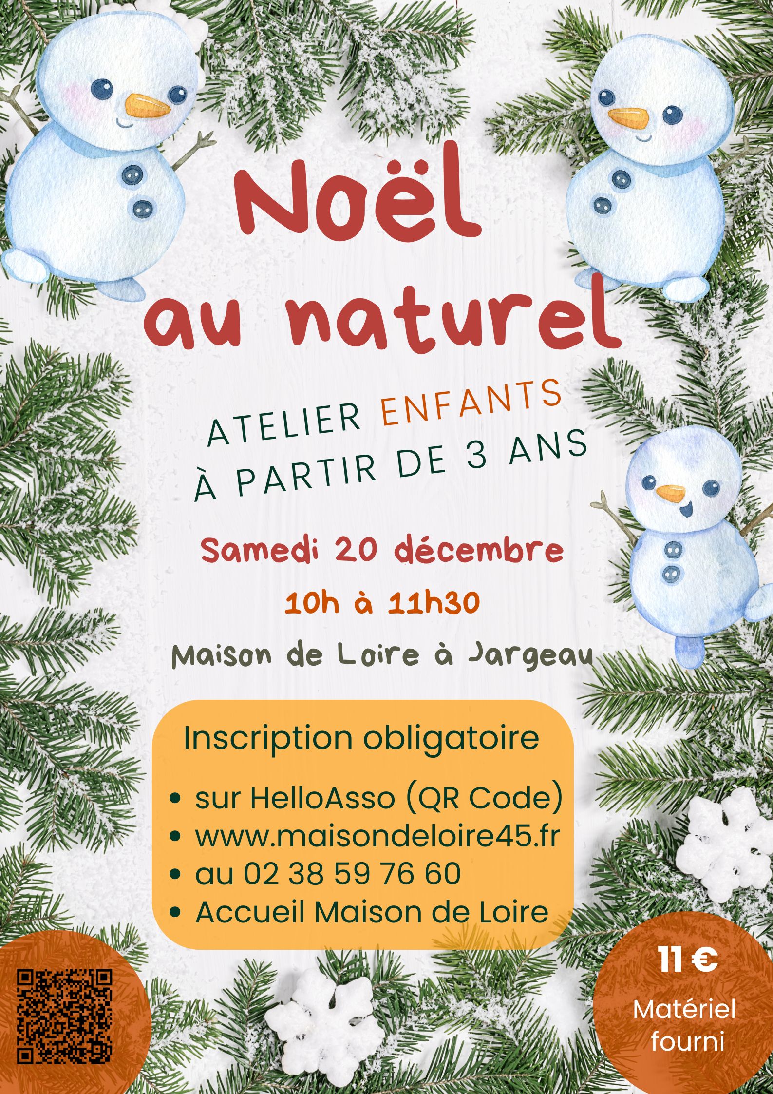 Noël au naturel - A partir de 3 ans
