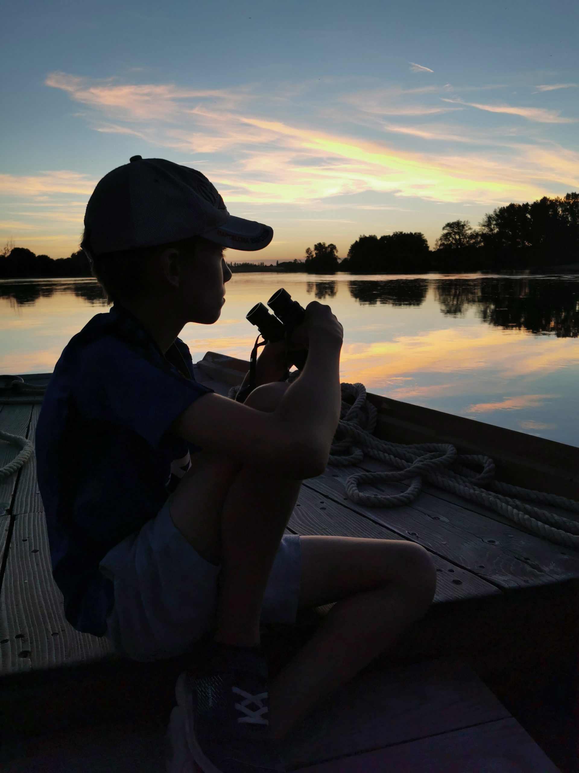La Loire au crépuscule