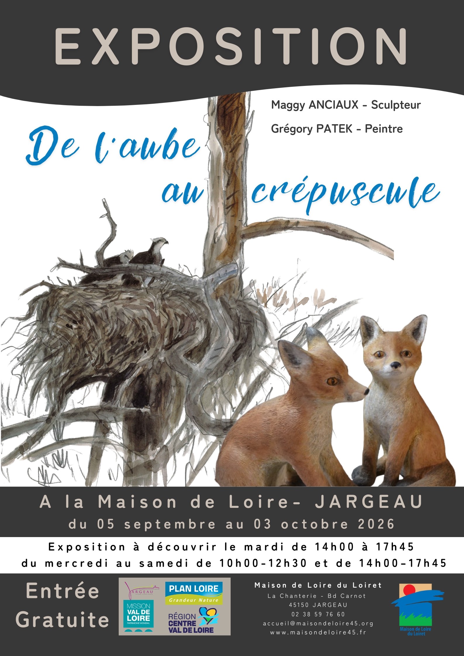 Exposition "De l'aube au crépuscule"