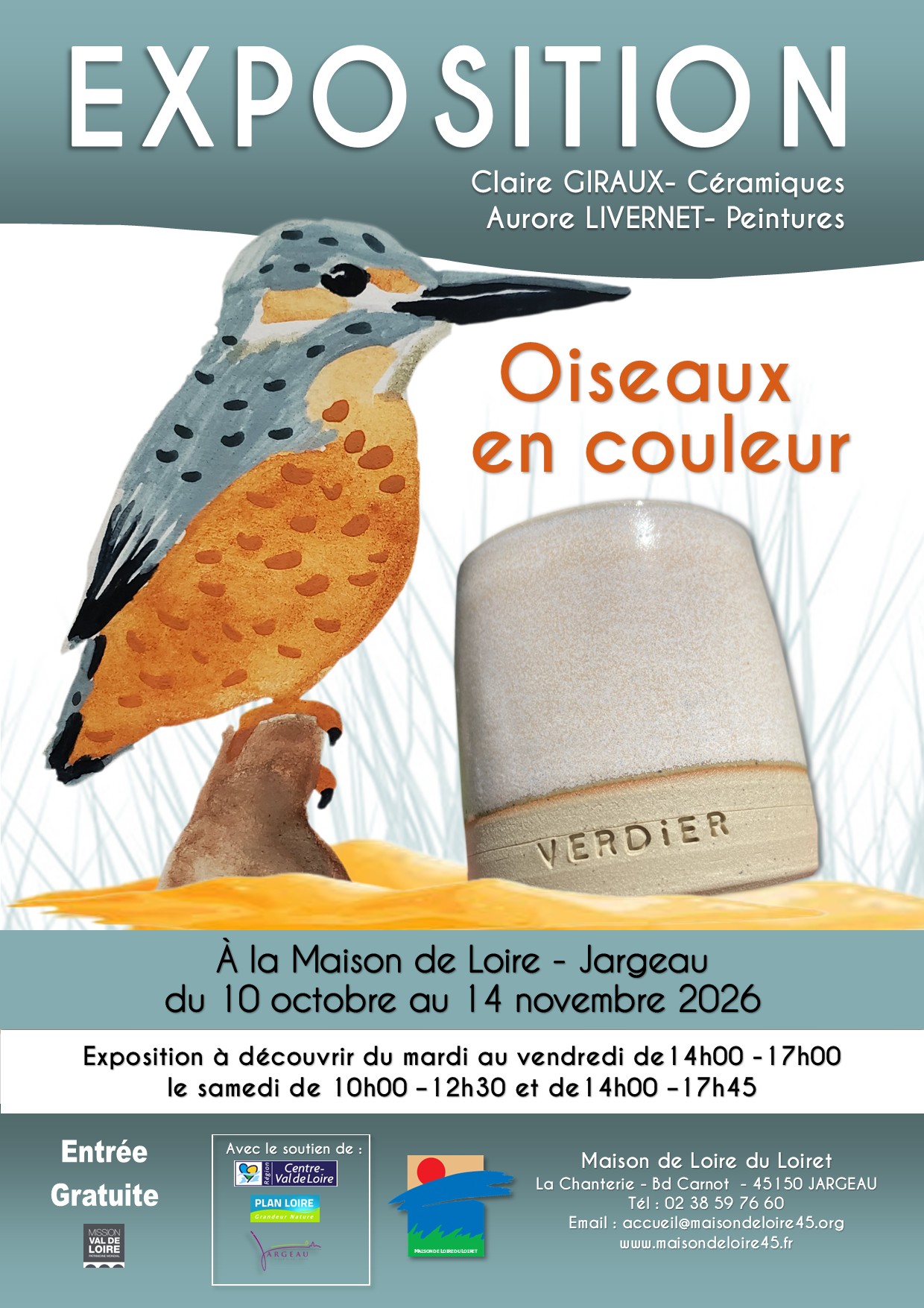 Exposition : "Oiseaux en couleur"